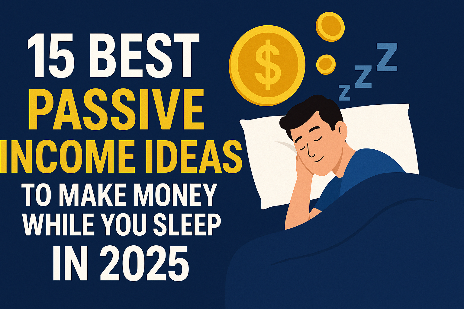 15 Best Passive Income Ideas to Make Money While You Sleep in 2025