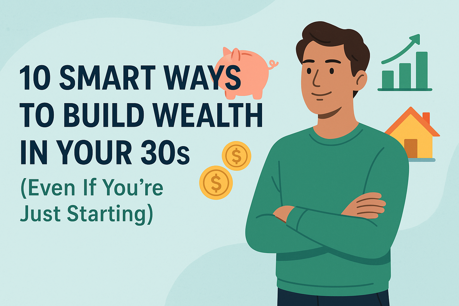 Discover 10 smart and practical ways to build wealth in your 30s—even if you're starting late. Learn how to invest, save, and grow your income fast.
