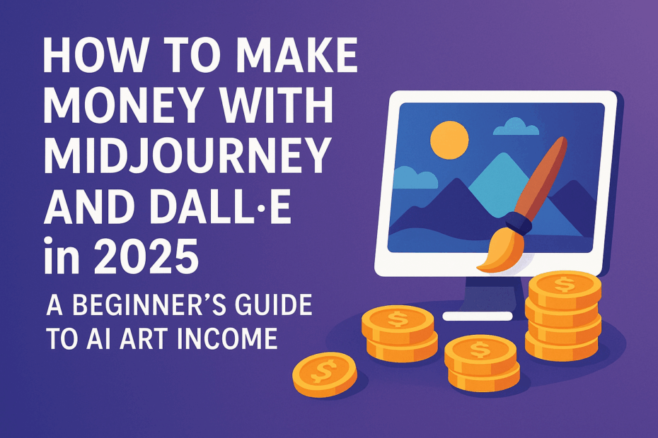 How to Make Money with Midjourney and DALL·E in 2025