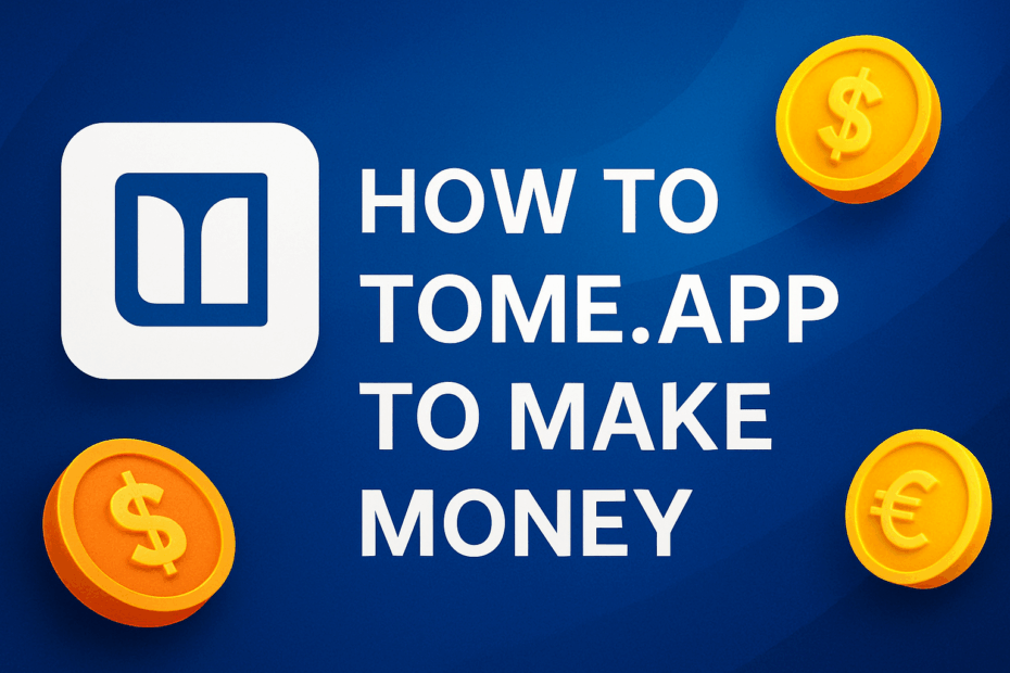 How to Use Tome.app to Make Money