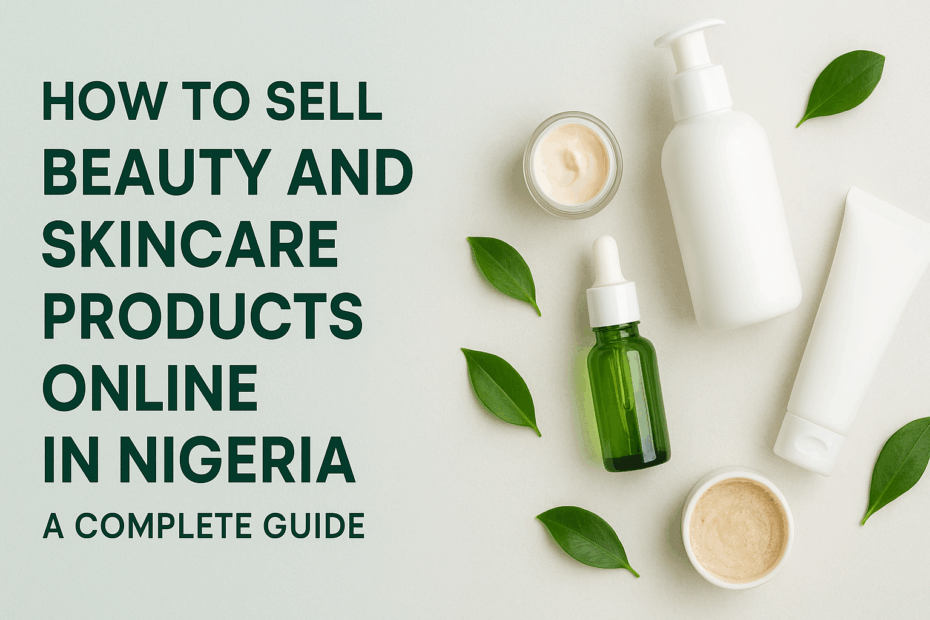 Sell beauty and skincare products online in Nigeria