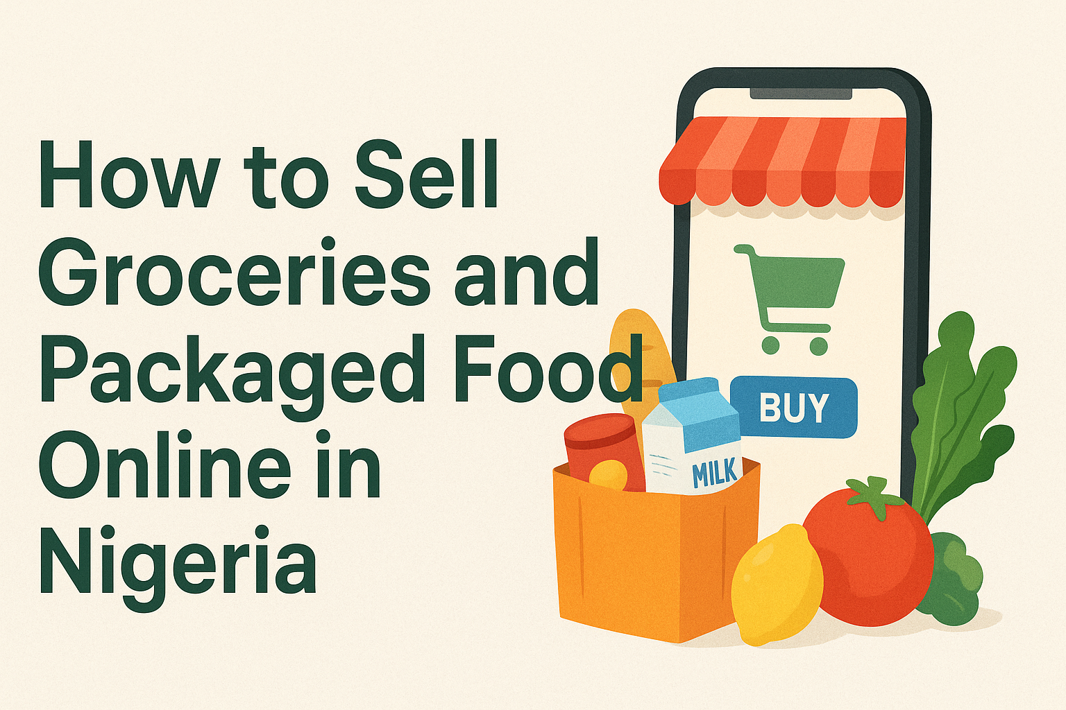 How to Sell Groceries and Packaged Food Online in Nigeria