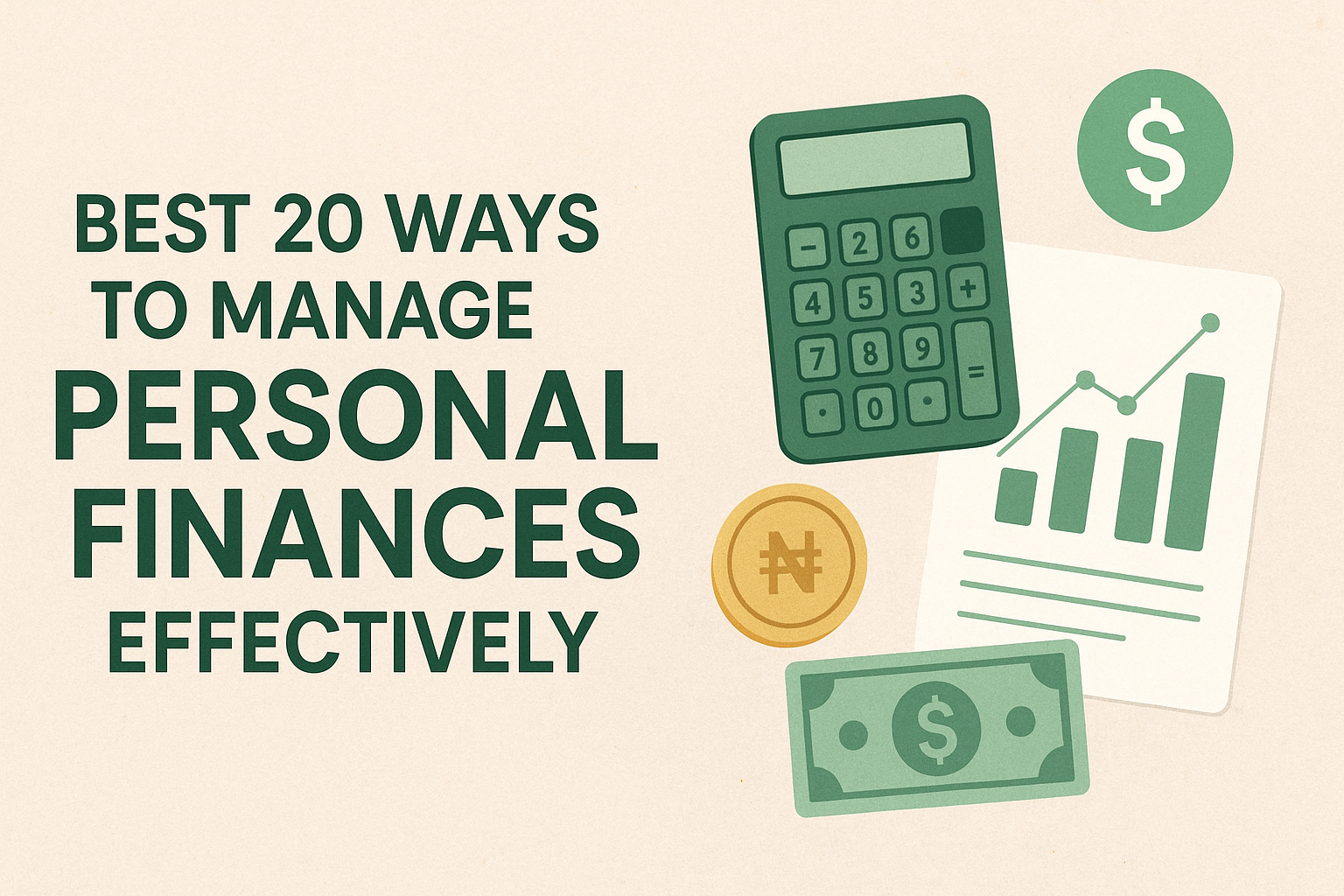 manage personal finances effectively