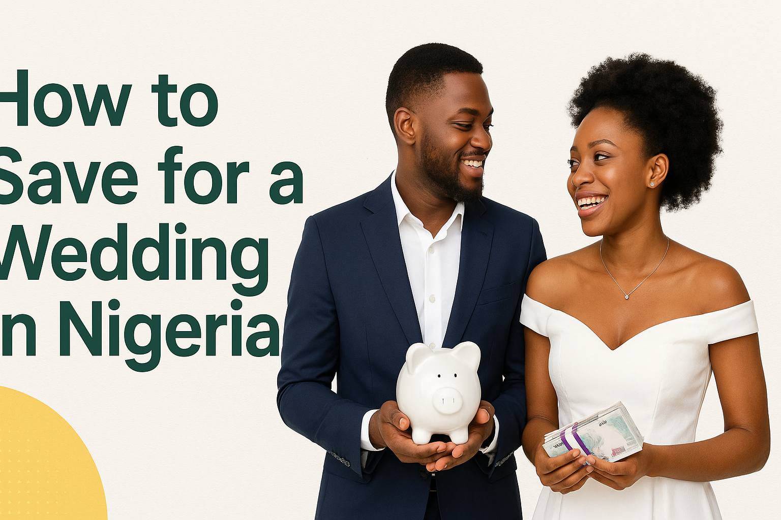 How to save for a wedding in Nigeria