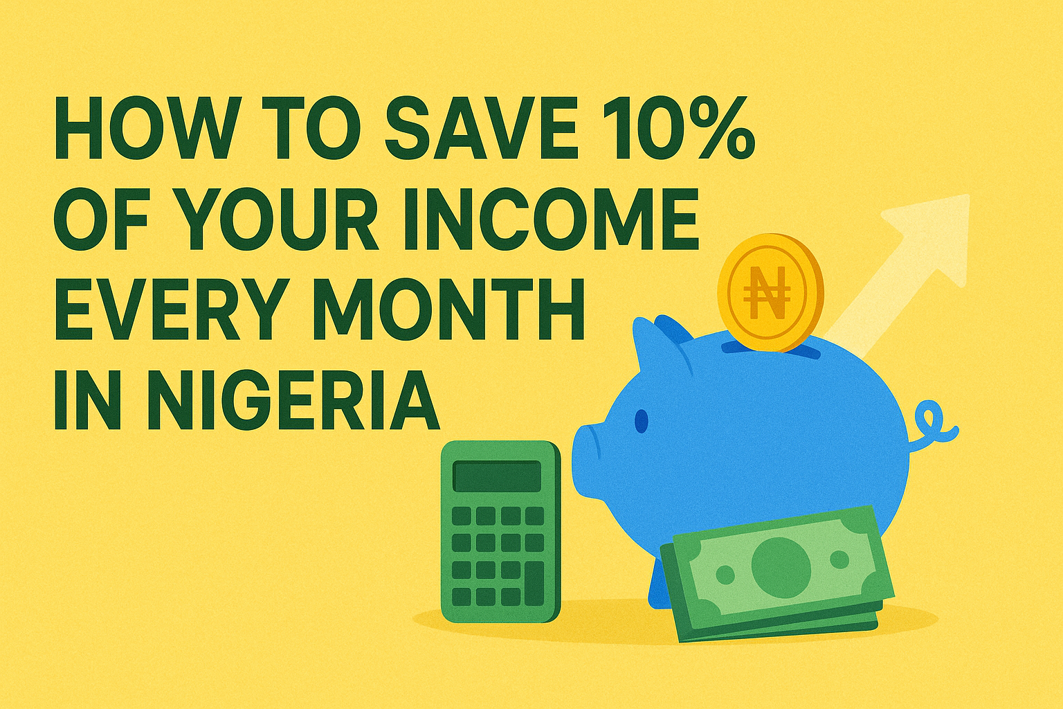 How to Save 10% of Your Income Every Month in Nigeria