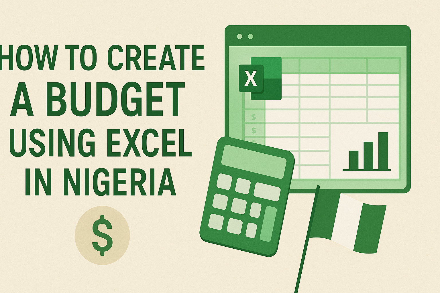 How to create a budget using excel in Nigeria 2025