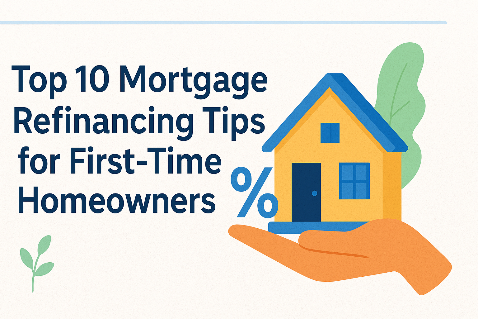 Top 10 mortgage refinancing tips for first-time homeowners