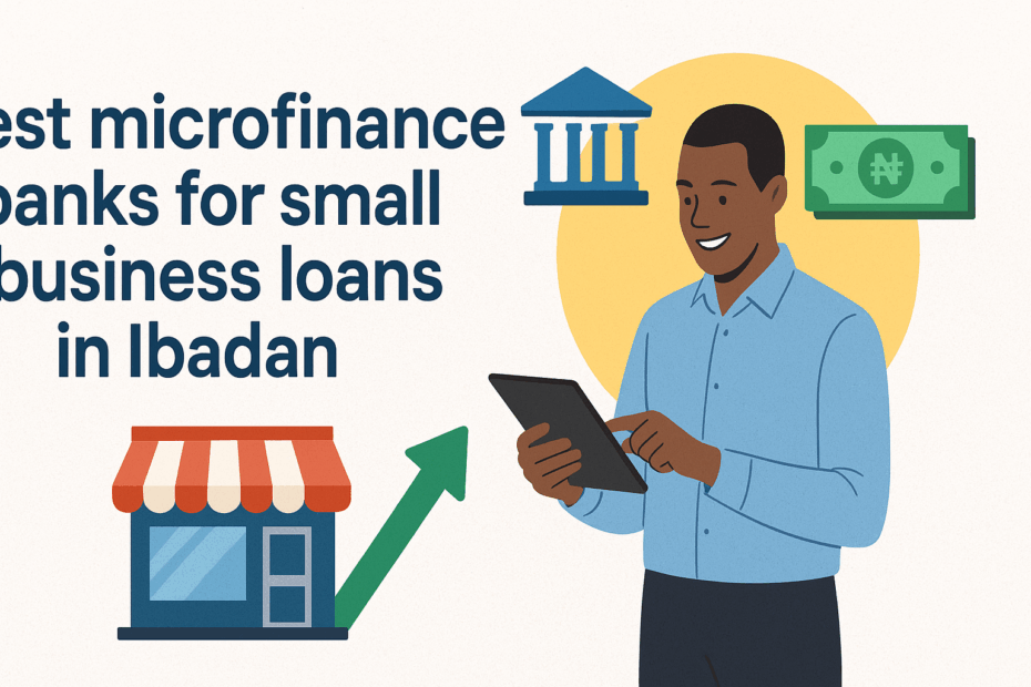 Best microfinance banks for small business loans in Ibadan.