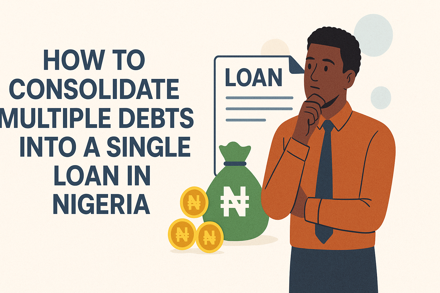 How to Consolidate Multiple Debts into a Single Loan in Nigeria