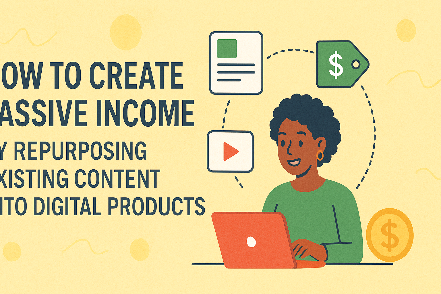 How to Create Passive Income by Repurposing Existing Content into Digital Products