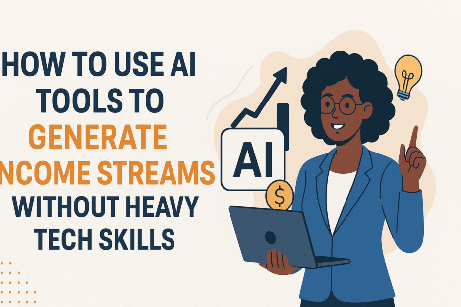 How to Use AI Tools to Generate Income Streams Without Heavy Tech Skills