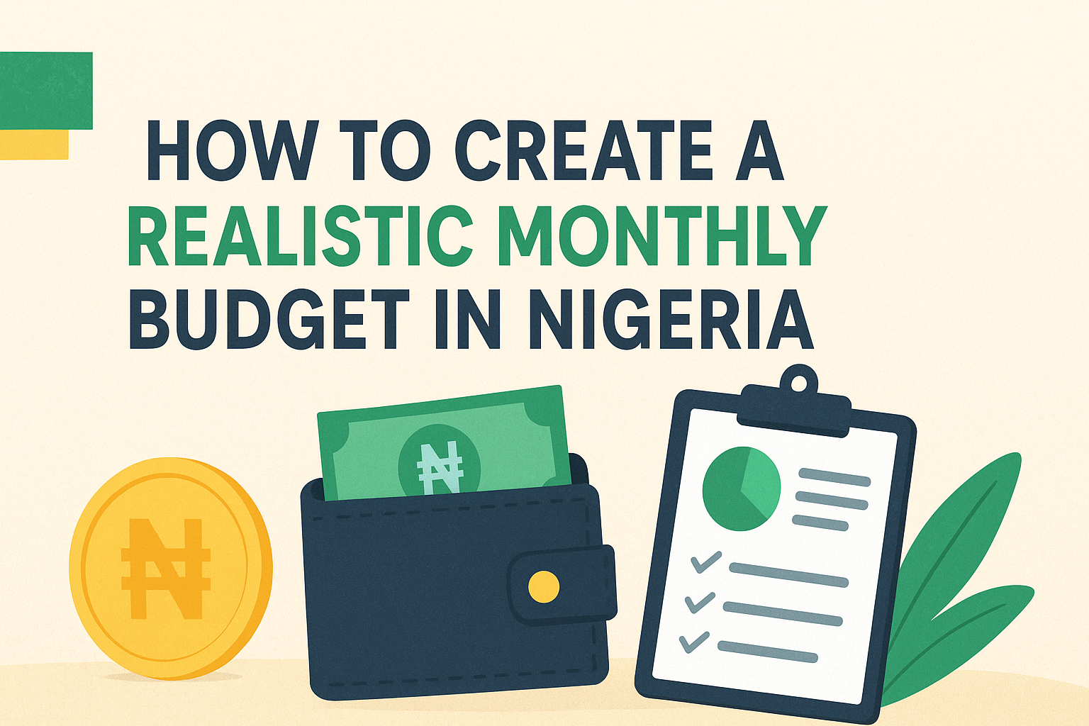 How to create a realistic monthly budget in Nigeria