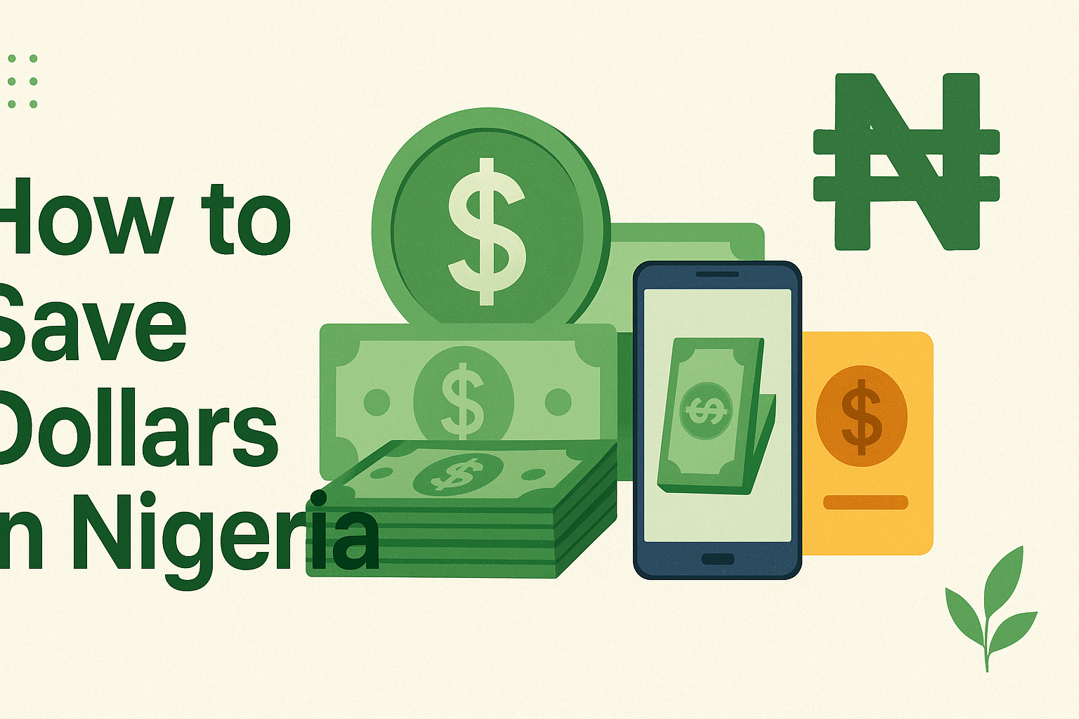 How to save Dollars in Nigeria
