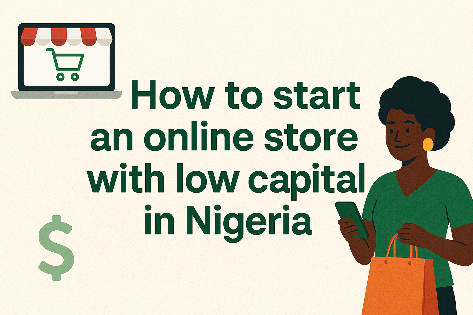 How to start an online store with low capital in Nigeria