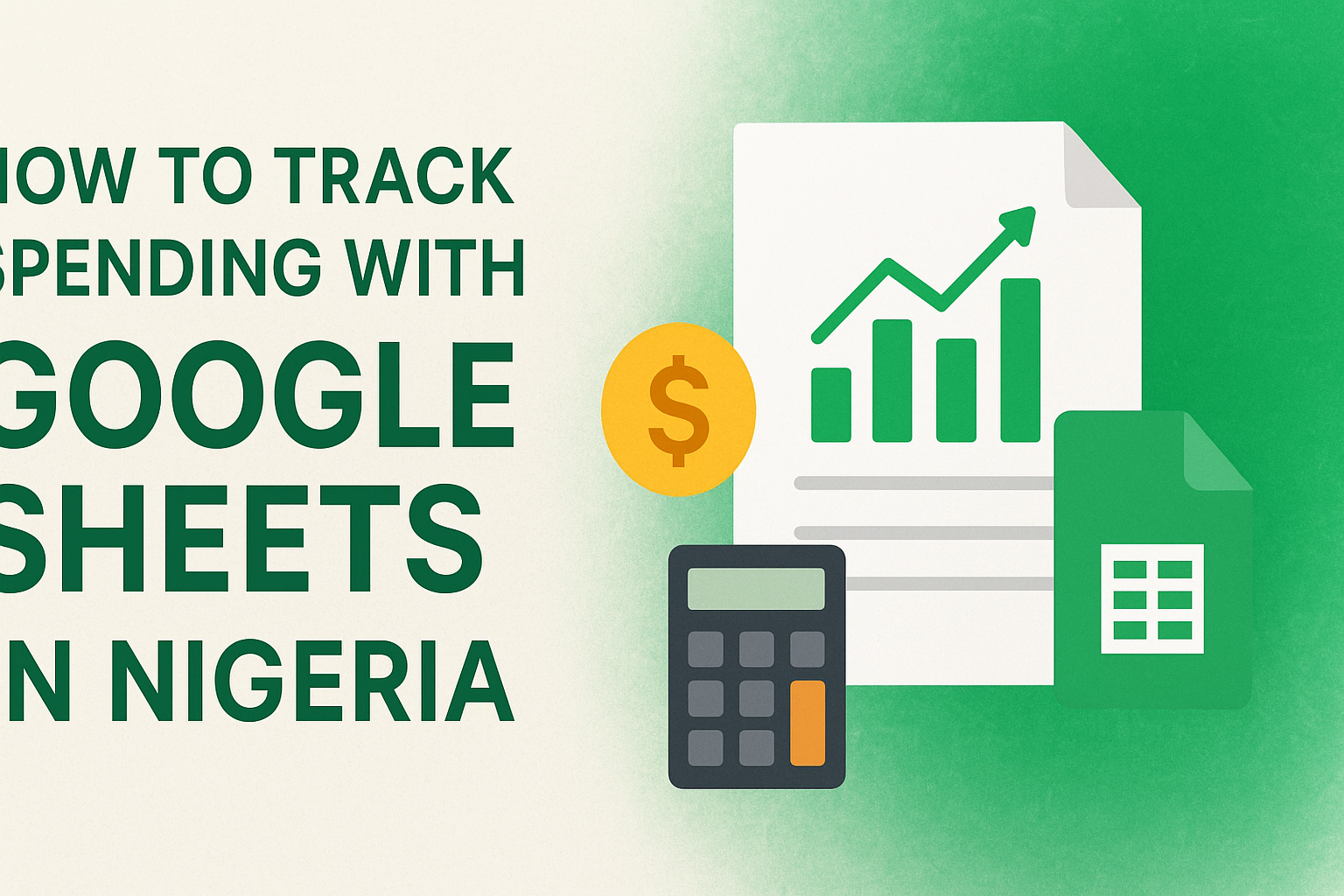 How to track spending with Google Sheets in Nigeria