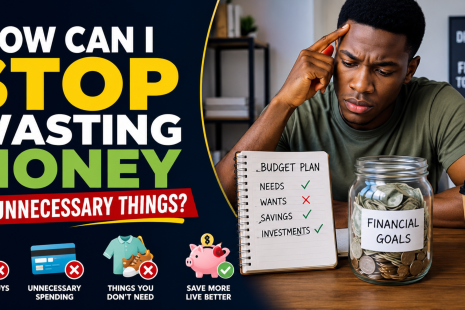 How to stop wasting money on unnecessary things by tracking expenses and saving money